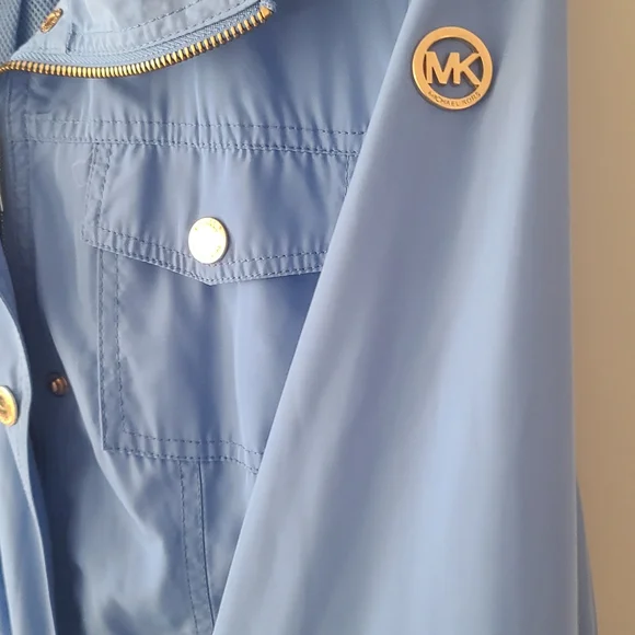 Michael Kors Sky Blue Utility Jacket - Picture 7 of 8